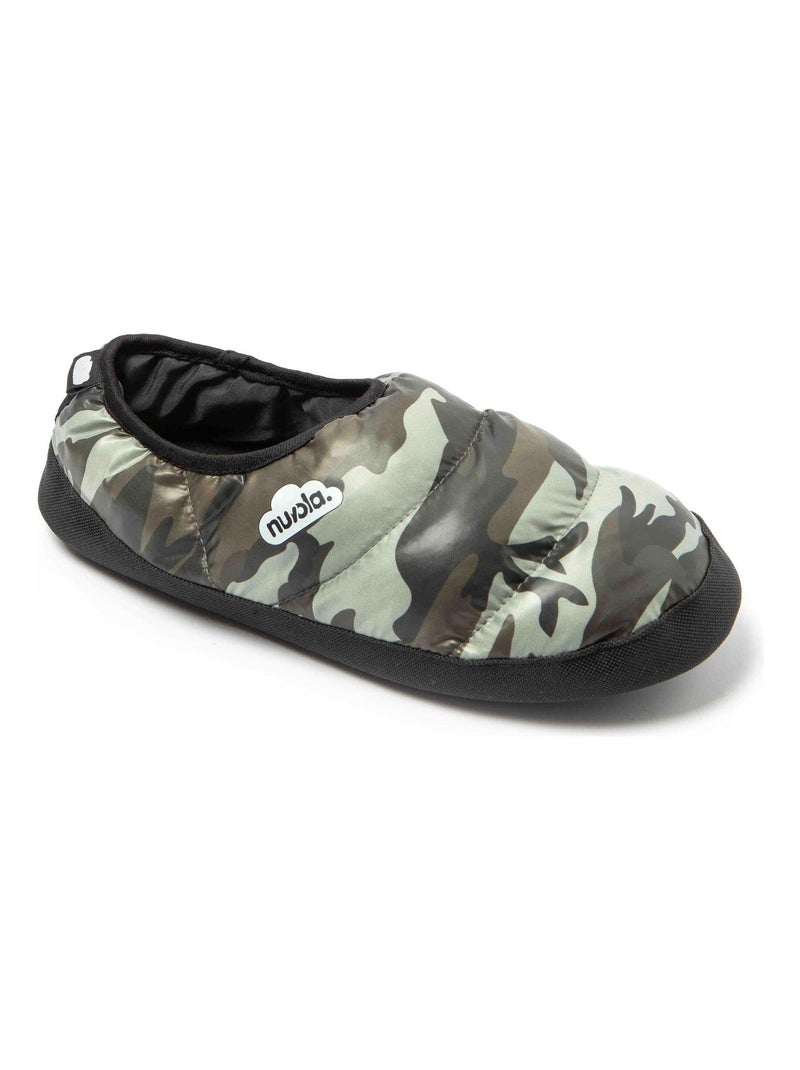 Chaussons unisexes Nuvola avec semelle en gomme Vert - Kiabi