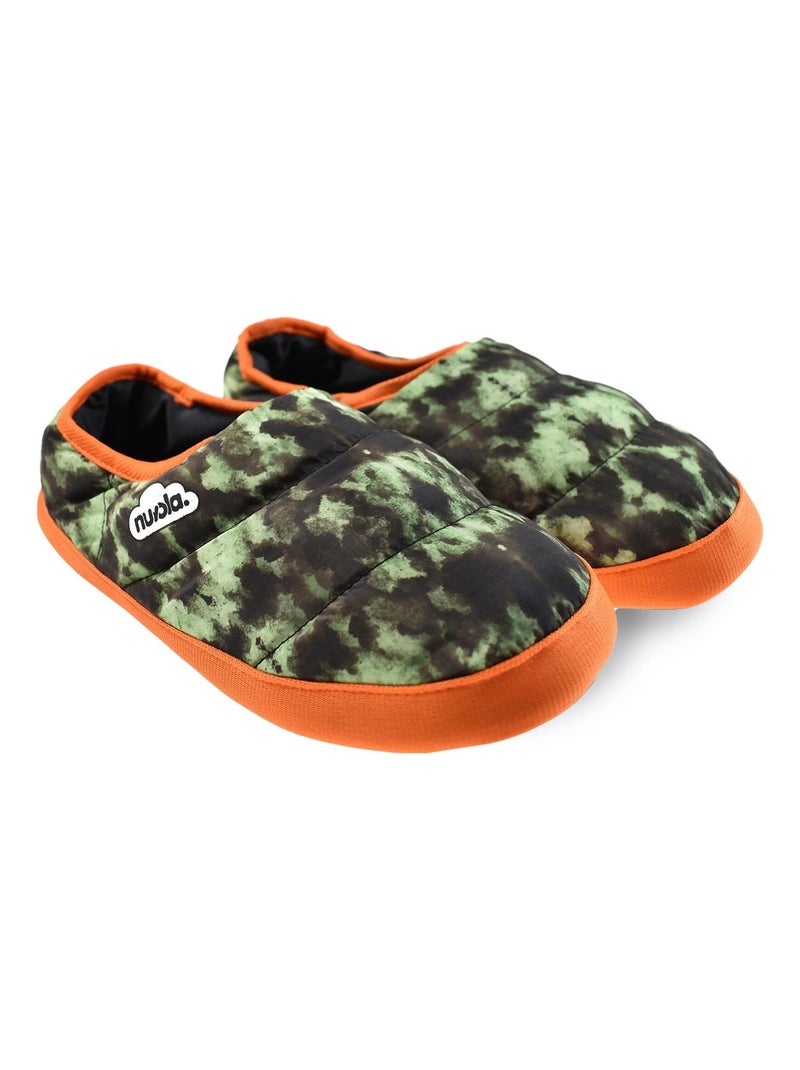 Chaussons unisexes Nuvola avec semelle en gomme Vert - Kiabi