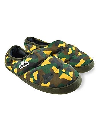 Chaussons unisexes Nuvola avec semelle en gomme