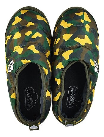 Chaussons unisexes Nuvola avec semelle en gomme