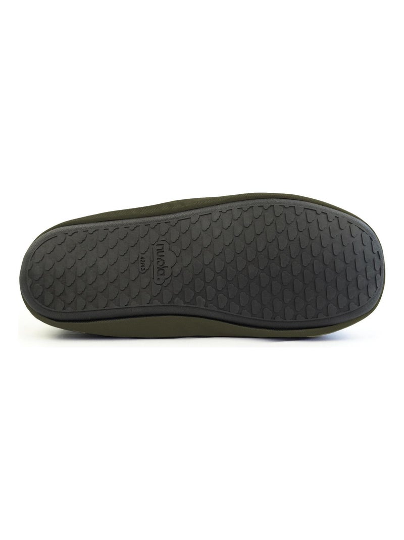 Chaussons unisexes Nuvola avec semelle en gomme Vert - Kiabi