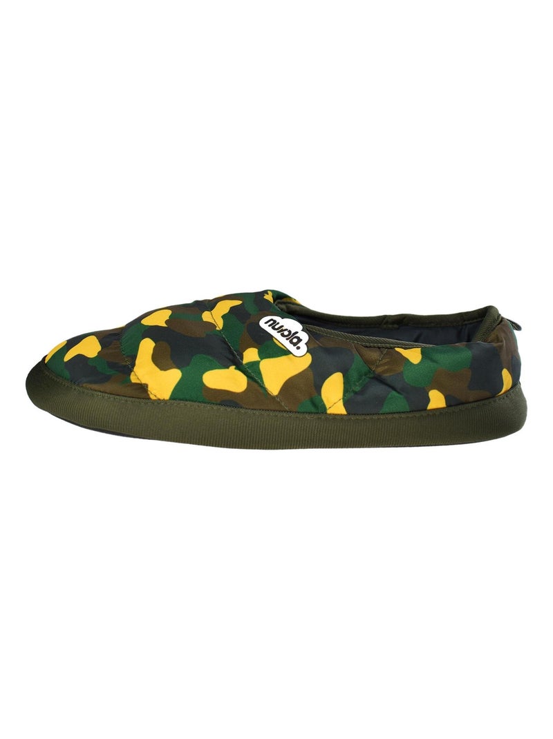 Chaussons unisexes Nuvola avec semelle en gomme Vert - Kiabi