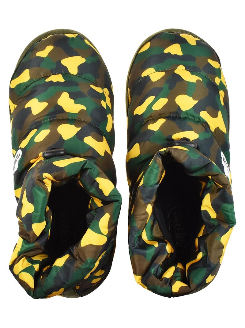 Chaussons unisexes Nuvola avec semelle en gomme Vert - Kiabi