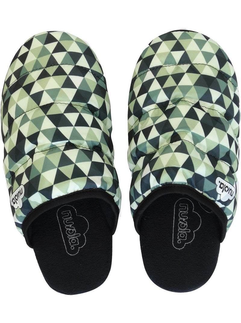 Chaussons unisexes Nuvola avec semelle en gomme Vert - Kiabi