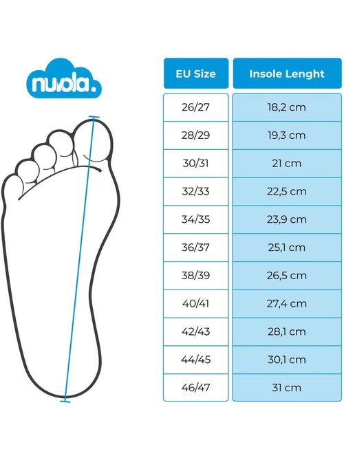 Chaussons unisexes Nuvola avec semelle en gomme - Kiabi