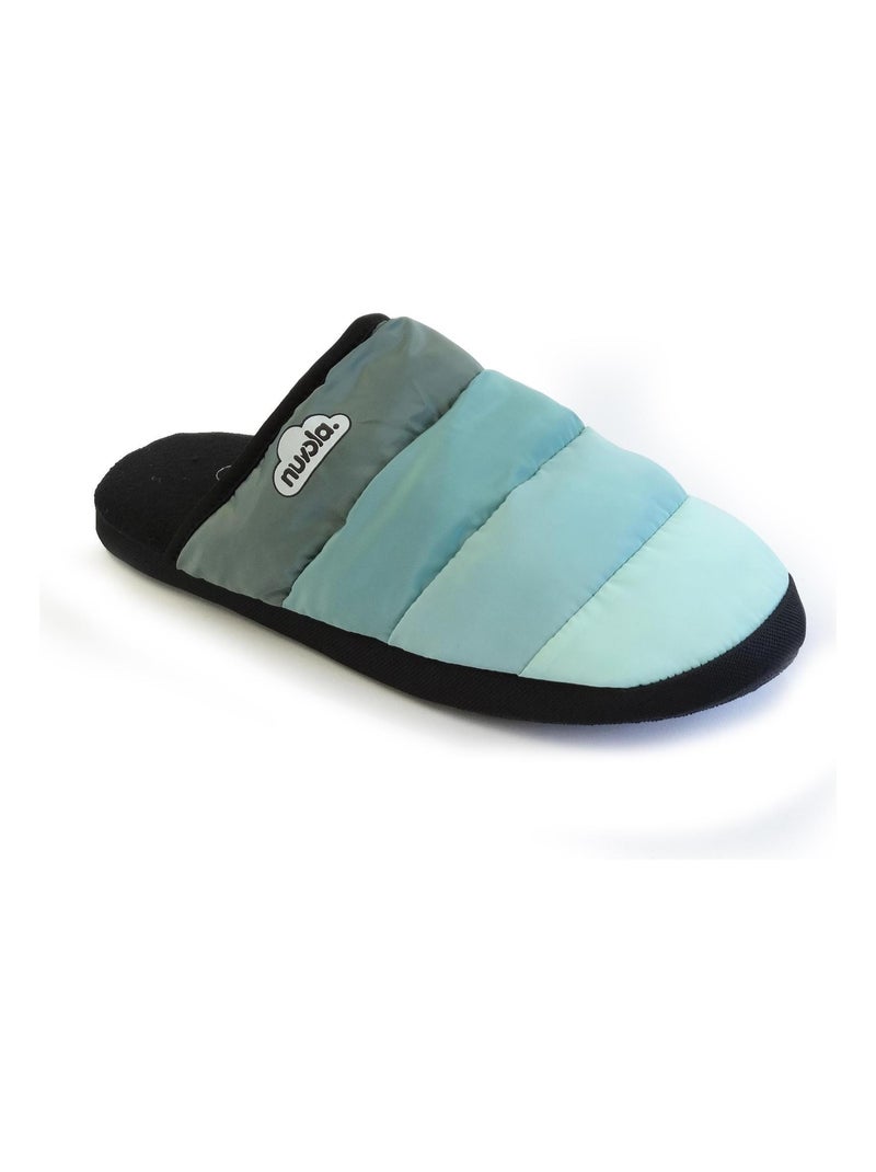Chaussons unisexes Nuvola avec semelle en gomme Vert d'eau - Kiabi