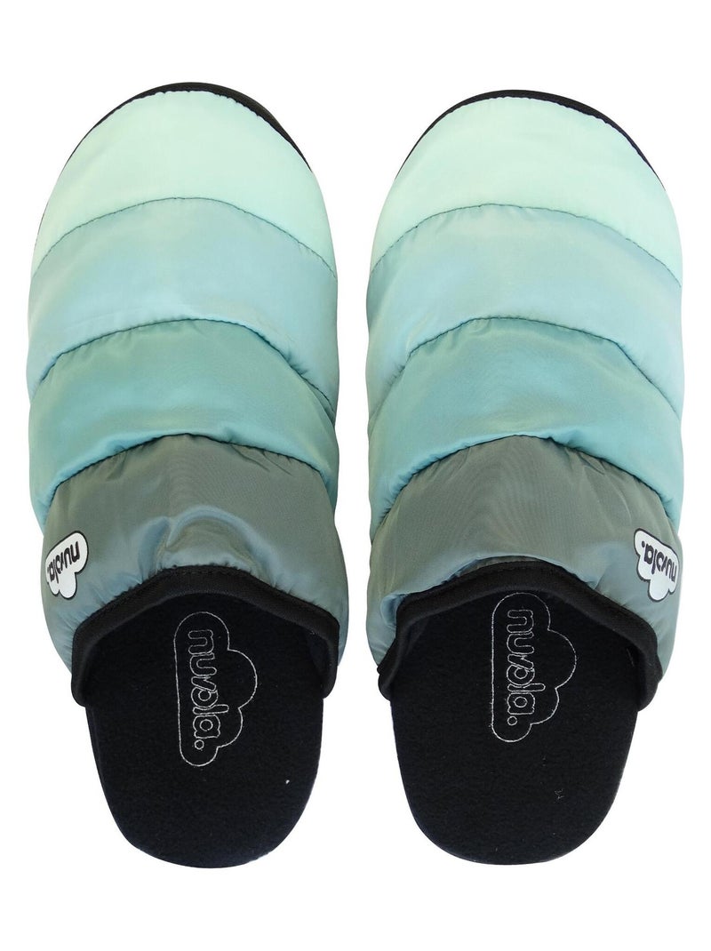Chaussons unisexes Nuvola avec semelle en gomme Vert d'eau - Kiabi
