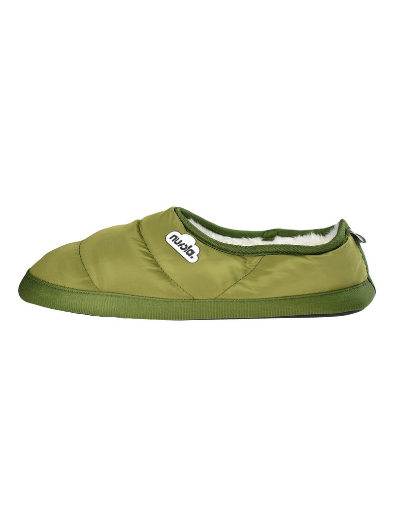 Chaussons unisexes Nuvola avec semelle en gomme Vert foncé - Kiabi