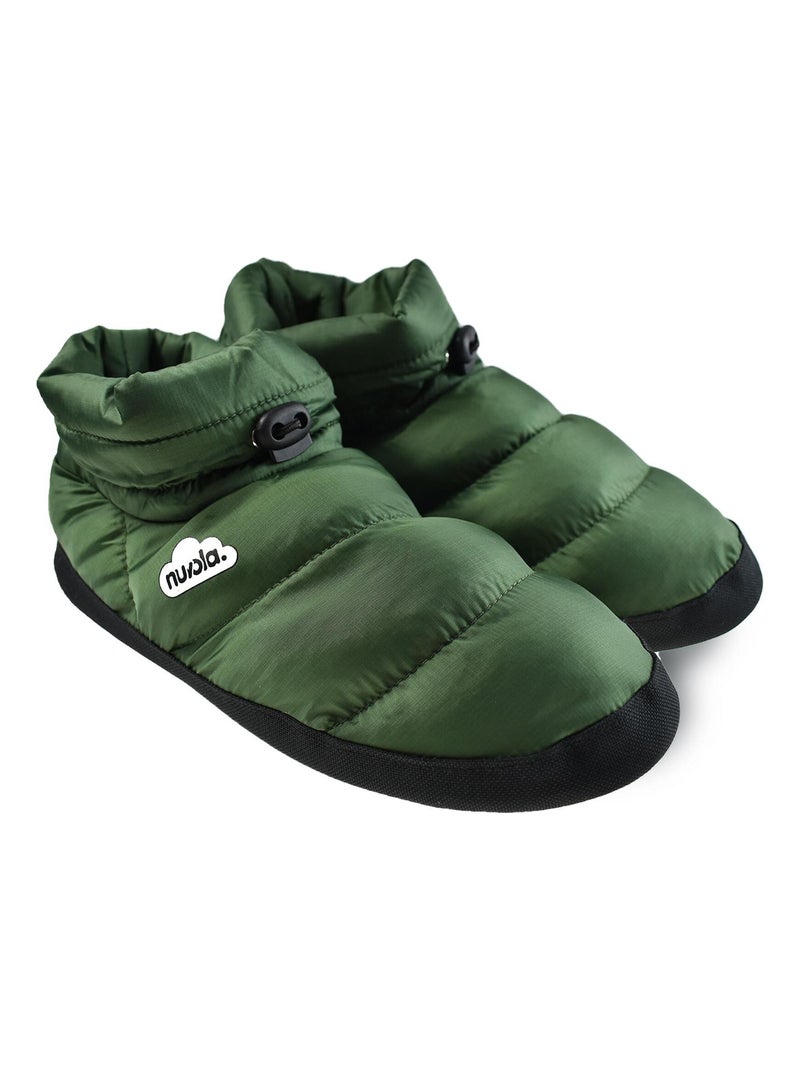 Chaussons unisexes Nuvola avec semelle en gomme Vert foncé - Kiabi