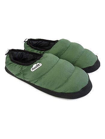 Chaussons unisexes Nuvola avec semelle en gomme