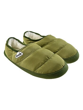 Chaussons unisexes Nuvola avec semelle en gomme