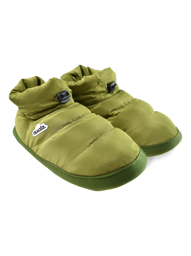 Chaussons unisexes Nuvola avec semelle en gomme Vert foncé - Kiabi