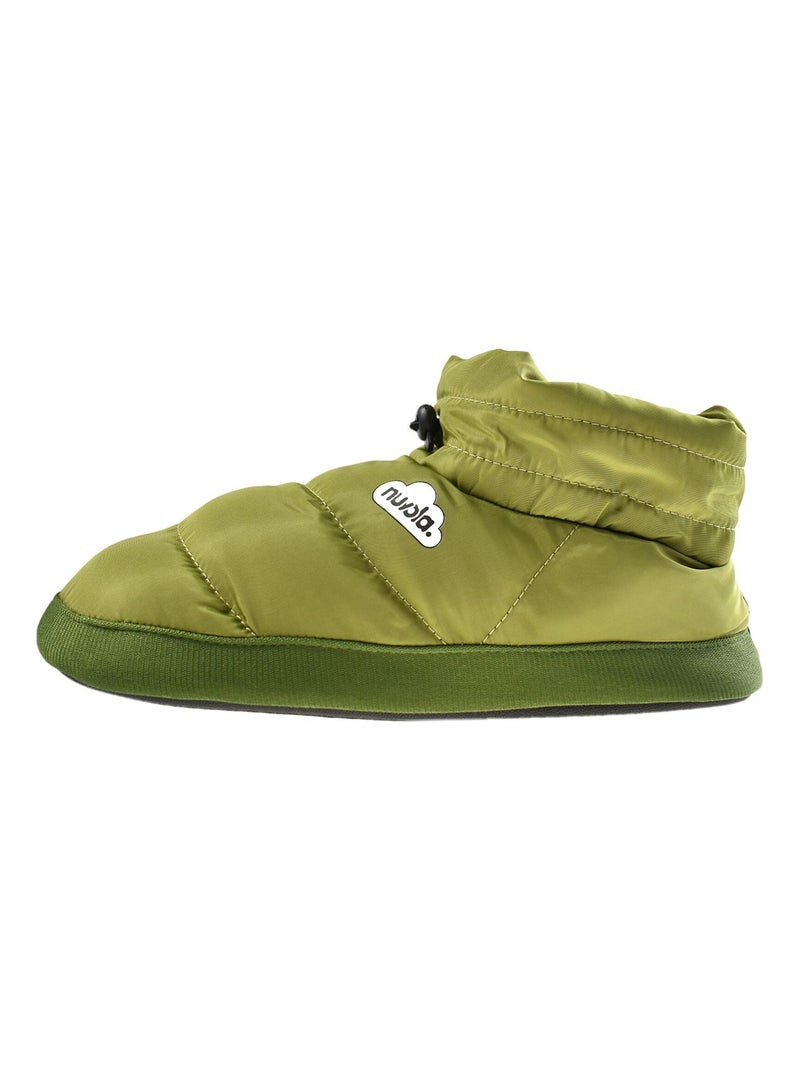 Chaussons unisexes Nuvola avec semelle en gomme Vert foncé - Kiabi