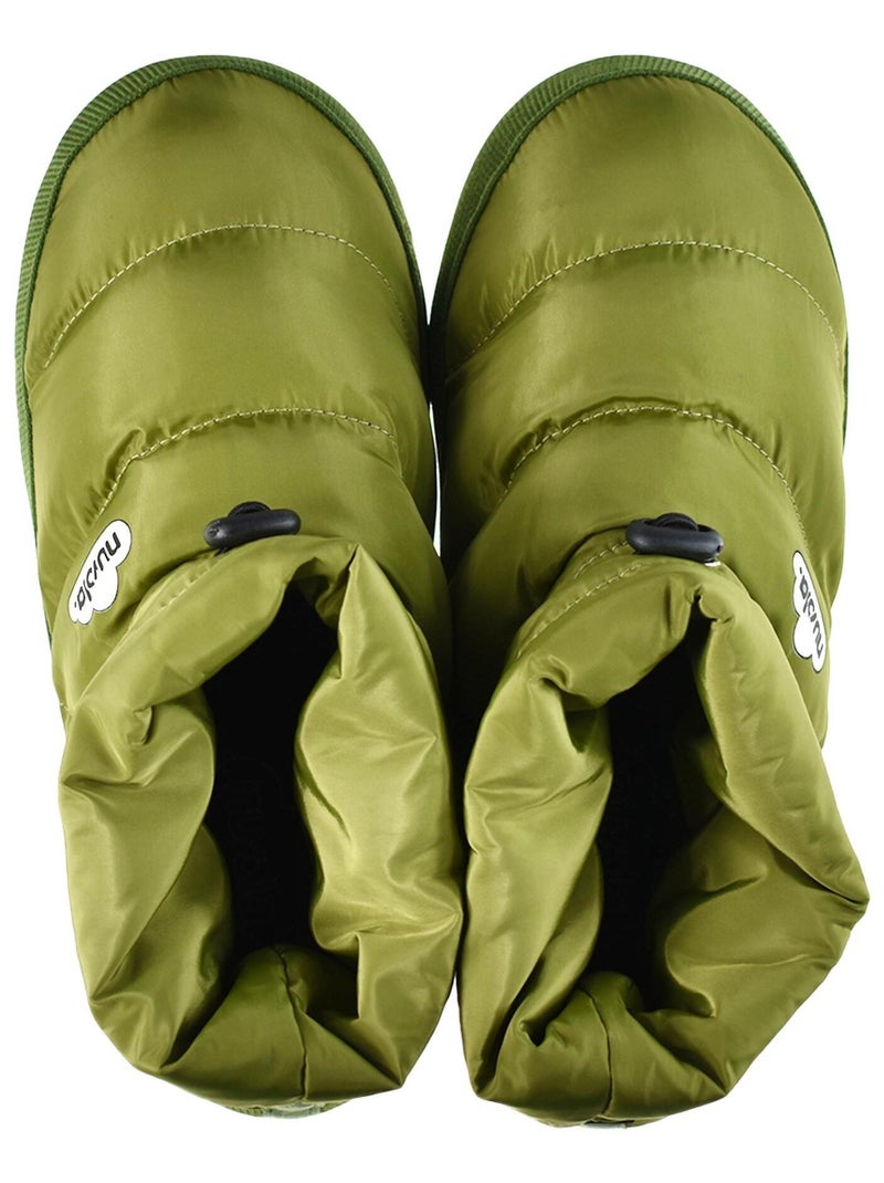 Chaussons unisexes Nuvola avec semelle en gomme Vert foncé - Kiabi