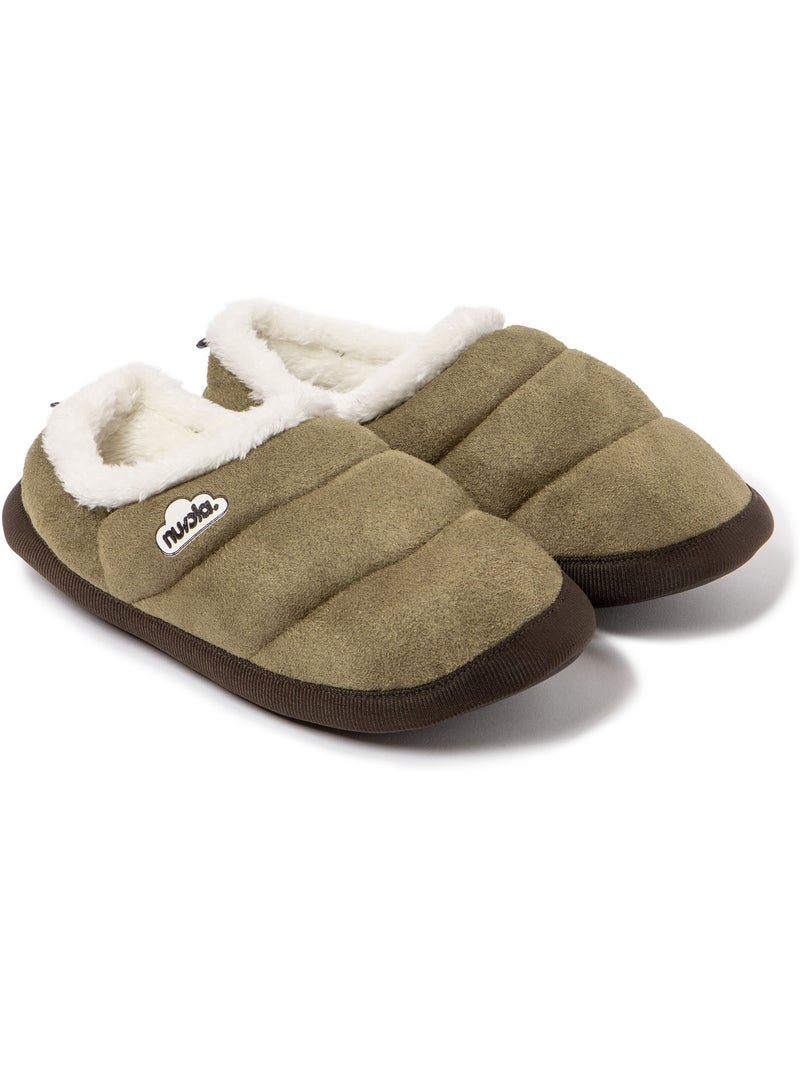 Chaussons unisexes Nuvola avec semelle en gomme Vert foncé - Kiabi