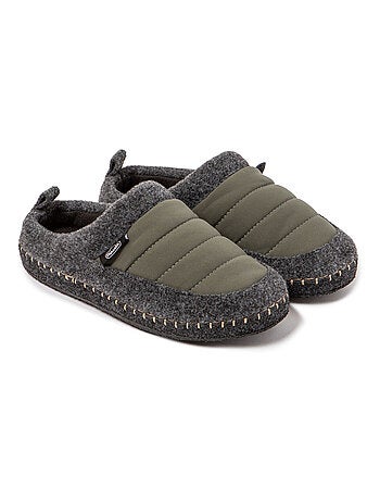Chaussons unisexes Nuvola avec semelle en gomme