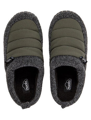 Chaussons unisexes Nuvola avec semelle en gomme