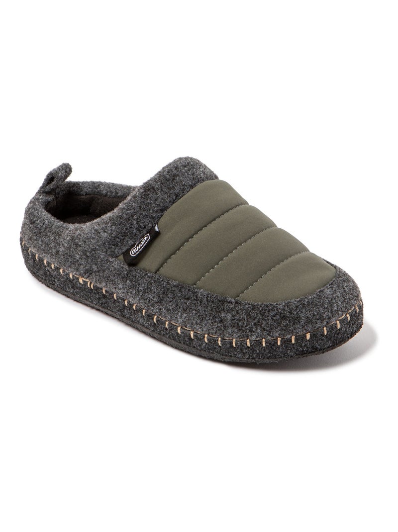 Chaussons unisexes Nuvola avec semelle en gomme Vert foncé - Kiabi