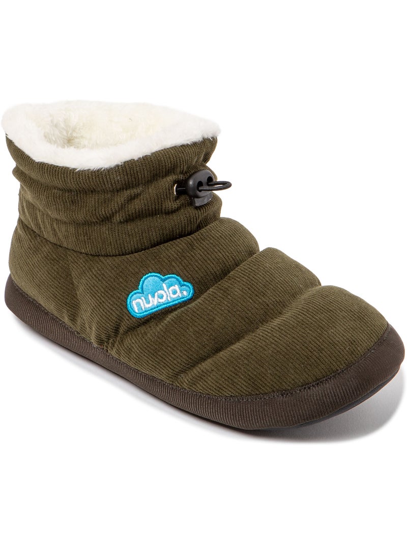 Chaussons unisexes Nuvola avec semelle en gomme Vert foncé - Kiabi