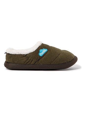 Chaussons unisexes Nuvola avec semelle en gomme