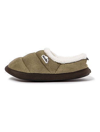 Chaussons unisexes Nuvola avec semelle en gomme