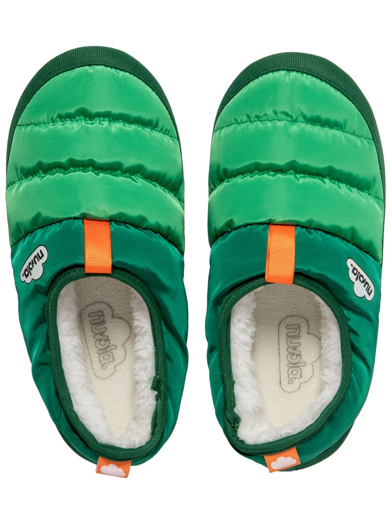 Chaussons unisexes Nuvola avec semelle en gomme Vert foncé - Kiabi