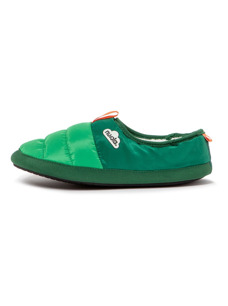 Chaussons unisexes Nuvola avec semelle en gomme Vert foncé - Kiabi