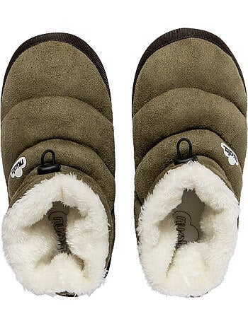 Chaussons unisexes Nuvola avec semelle en gomme