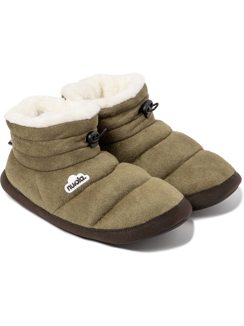 Chaussons unisexes Nuvola avec semelle en gomme Vert foncé - Kiabi