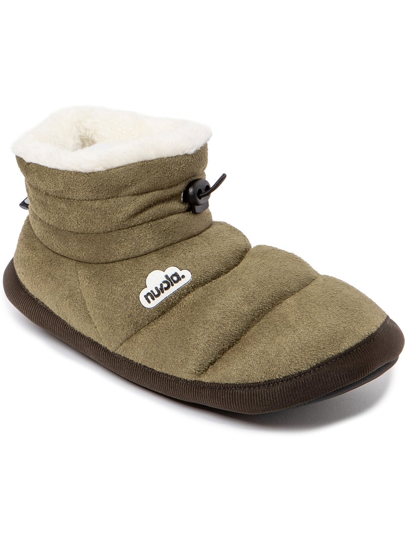 Chaussons unisexes Nuvola avec semelle en gomme Vert foncé - Kiabi