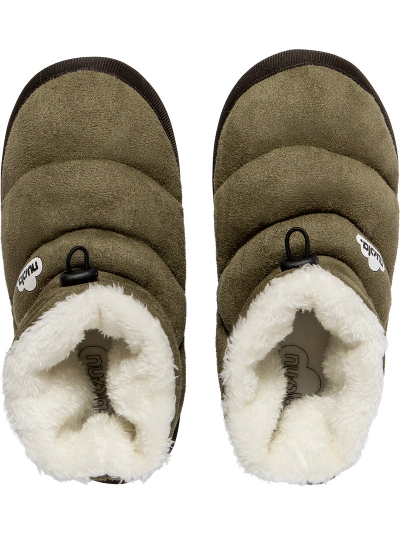 Chaussons unisexes Nuvola avec semelle en gomme Vert foncé - Kiabi