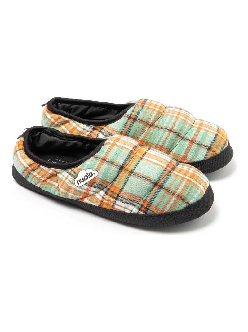Chaussons unisexes Nuvola avec semelle en gomme Vert/Orange - Kiabi