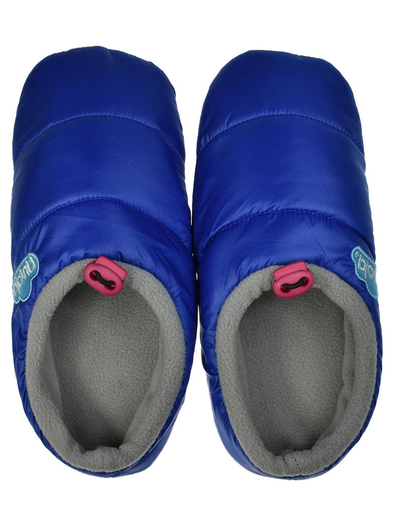 Chaussons unisexes Nuvola avec semelle en textile Bleu roi - Kiabi