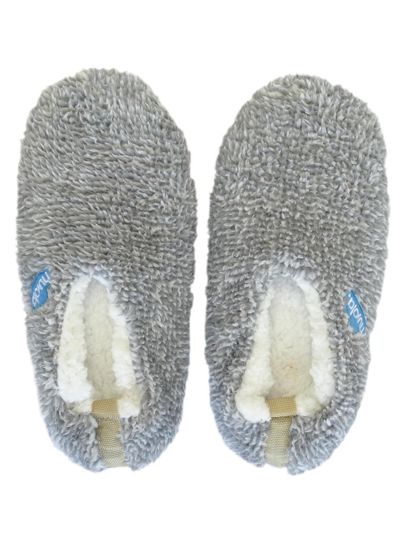 Chaussons unisexes Nuvola avec semelle en textile Gris - Kiabi