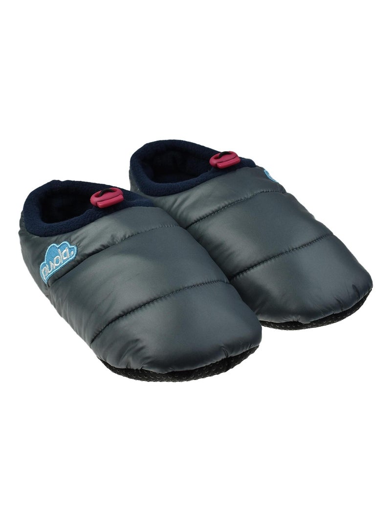 Chaussons unisexes Nuvola avec semelle en textile Gris Gris - Kiabi