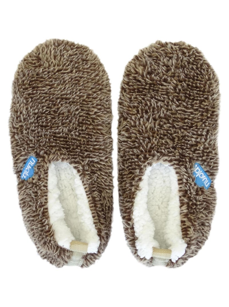 Chaussons unisexes Nuvola avec semelle en textile Marron - Kiabi