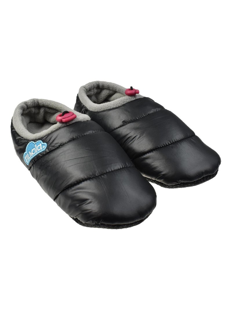 Chaussons unisexes Nuvola avec semelle en textile Noir - Kiabi