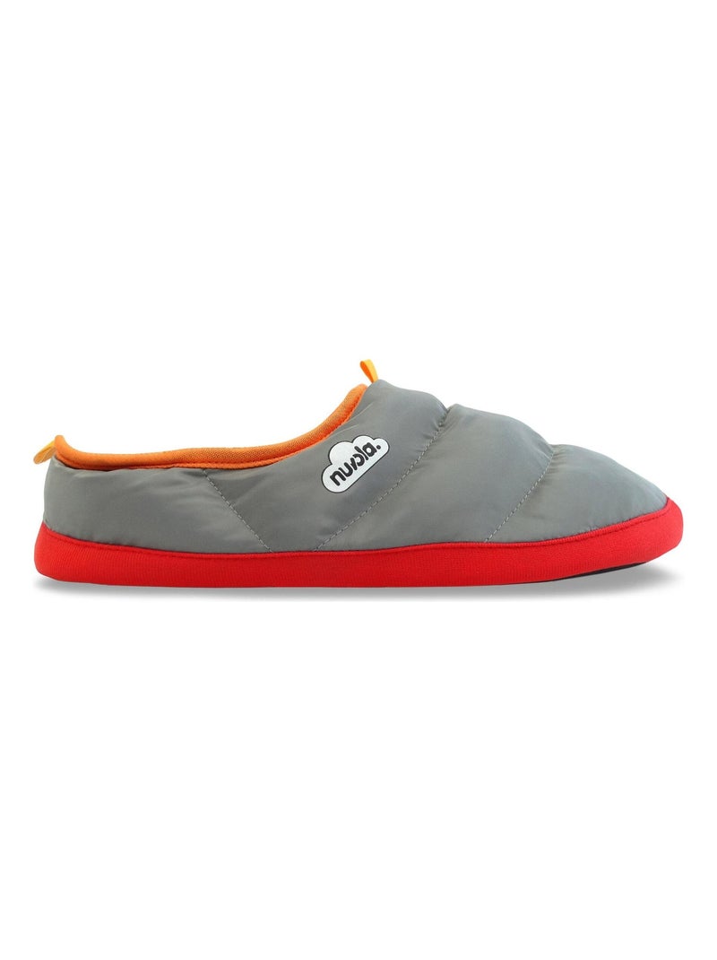 Chaussons unisexes Nuvola avec semelles en caoutchouc Gris Gris - Kiabi