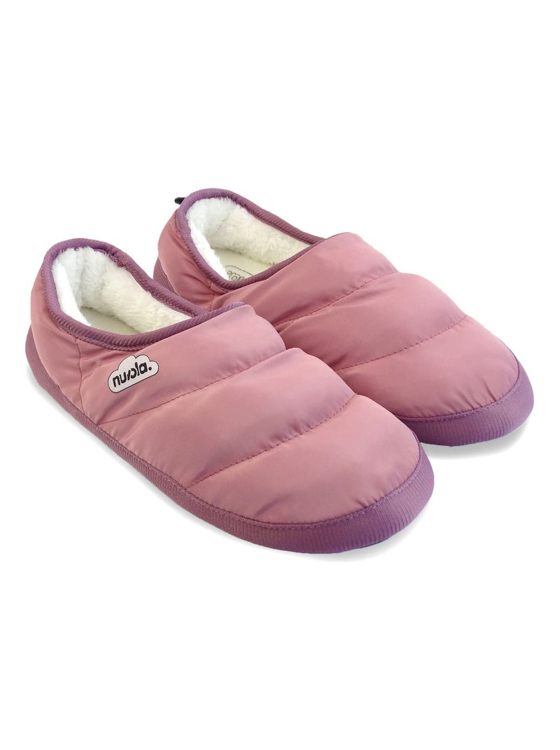 Chaussons unisexes Nuvola avec semelles en caoutchouc Magenta - Kiabi