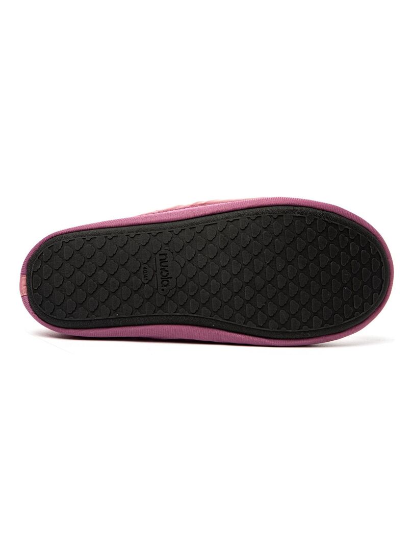 Chaussons Chauds Unisexes Kiara Shoes – Taille 35-42 – Rose/Crème – Neuf Avec Emballage