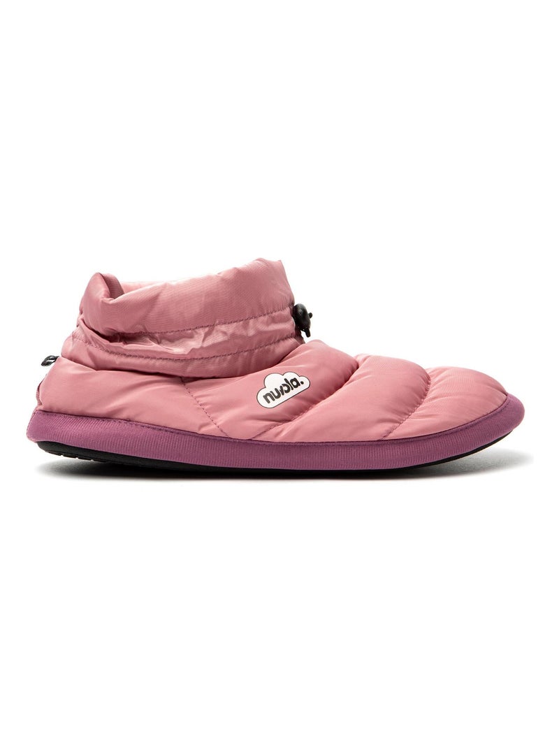 Chaussons unisexes Nuvola avec semelles en caoutchouc Rose foncé - Kiabi