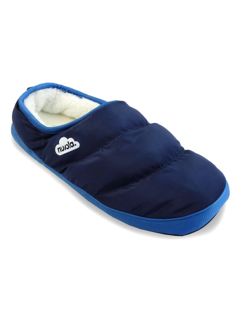 Chaussons unisexes Nuvola avec semelles en gomme Bleu marine - Kiabi