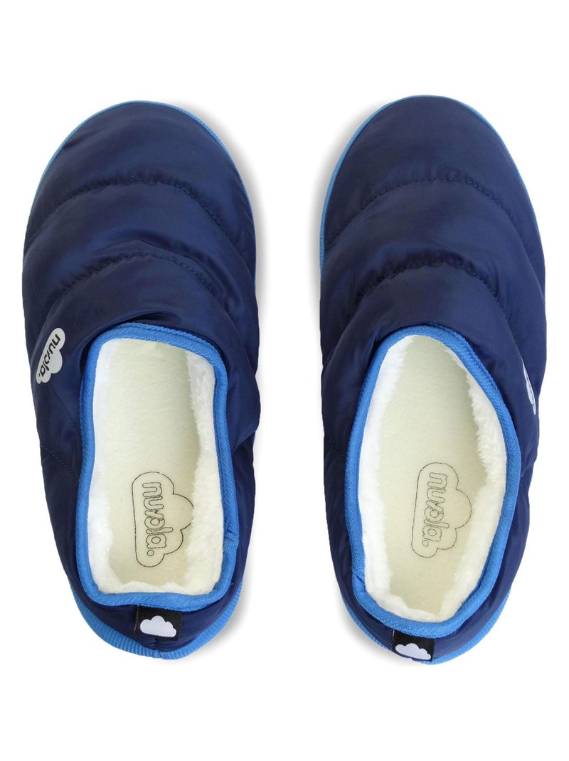 Chaussons unisexes Nuvola avec semelles en gomme Bleu marine - Kiabi