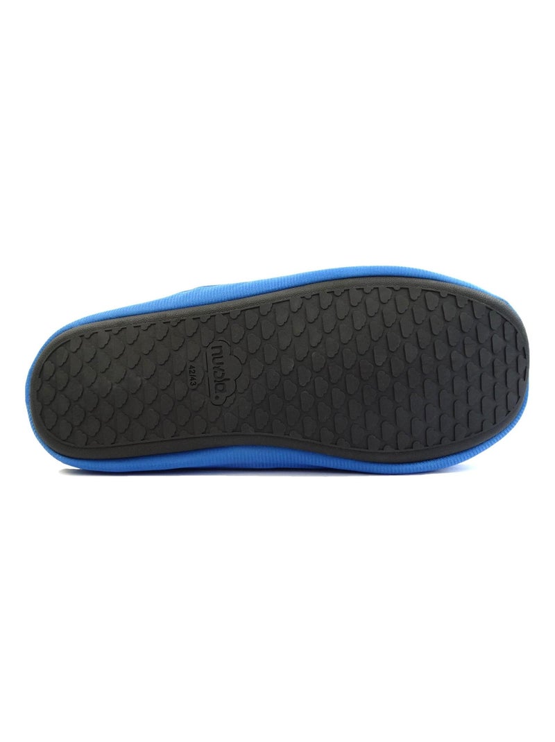 Chaussons unisexes Nuvola avec semelles en gomme Bleu marine - Kiabi