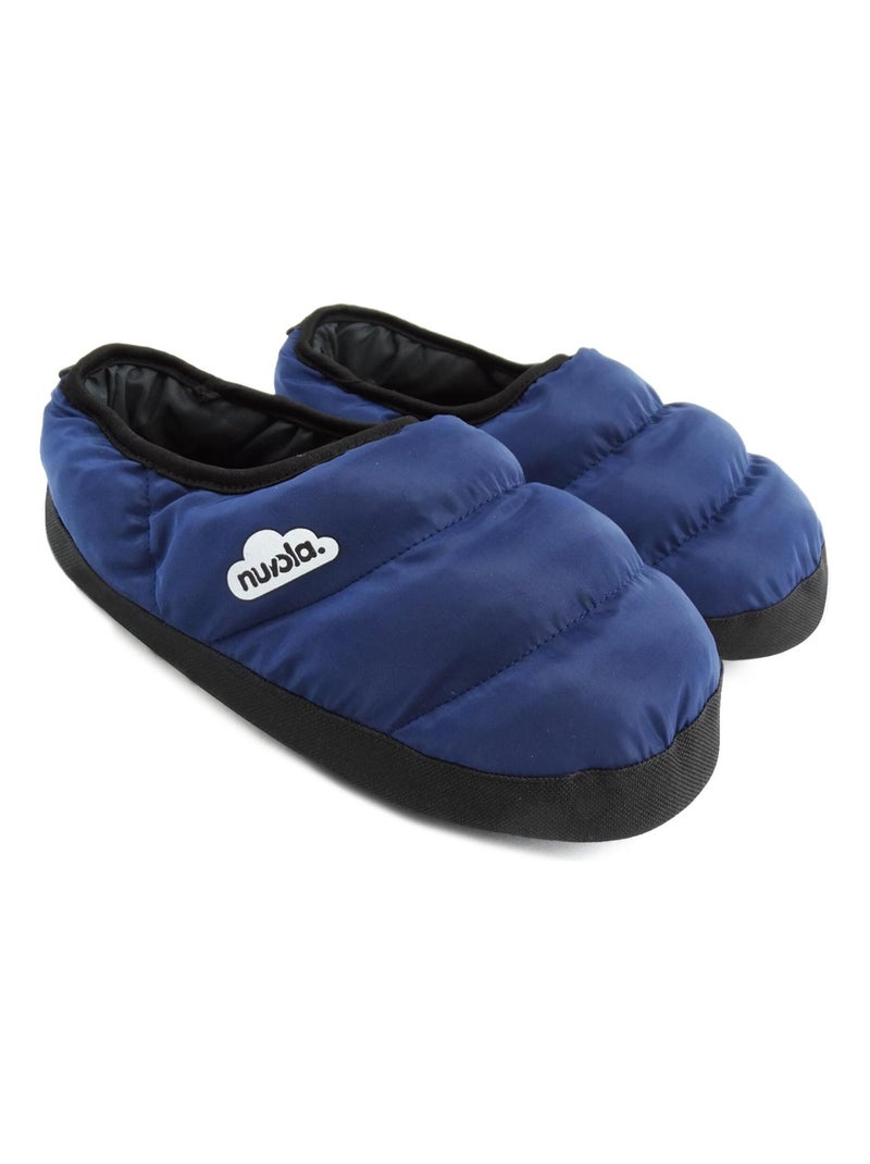 Chaussons unisexes Nuvola avec semelles en gomme Bleu marine - Kiabi
