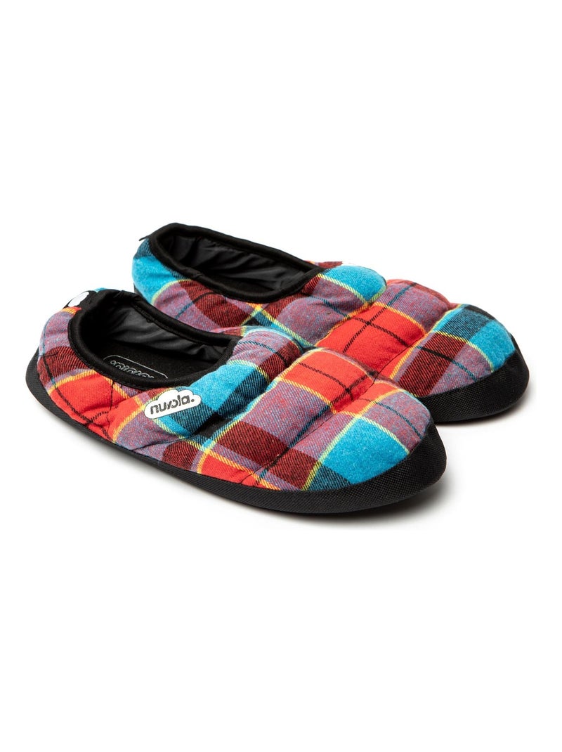 Chaussons unisexes Nuvola avec semelles en gomme Bleu Rouge - Kiabi