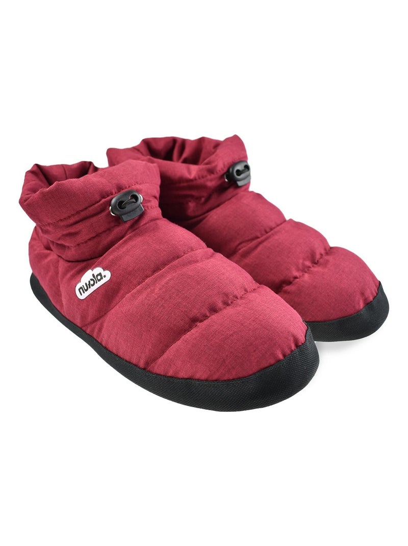 Chaussons unisexes Nuvola avec semelles en gomme Bordeaux - Kiabi