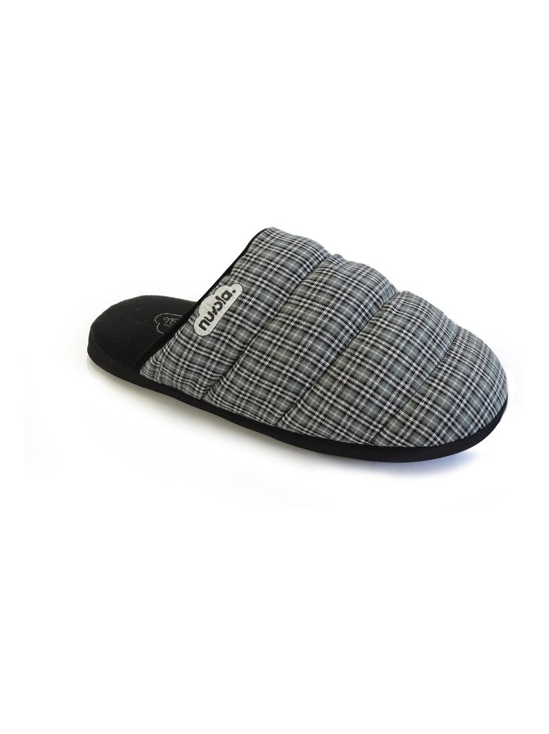 Chaussons unisexes Nuvola avec semelles en gomme Gris - Kiabi