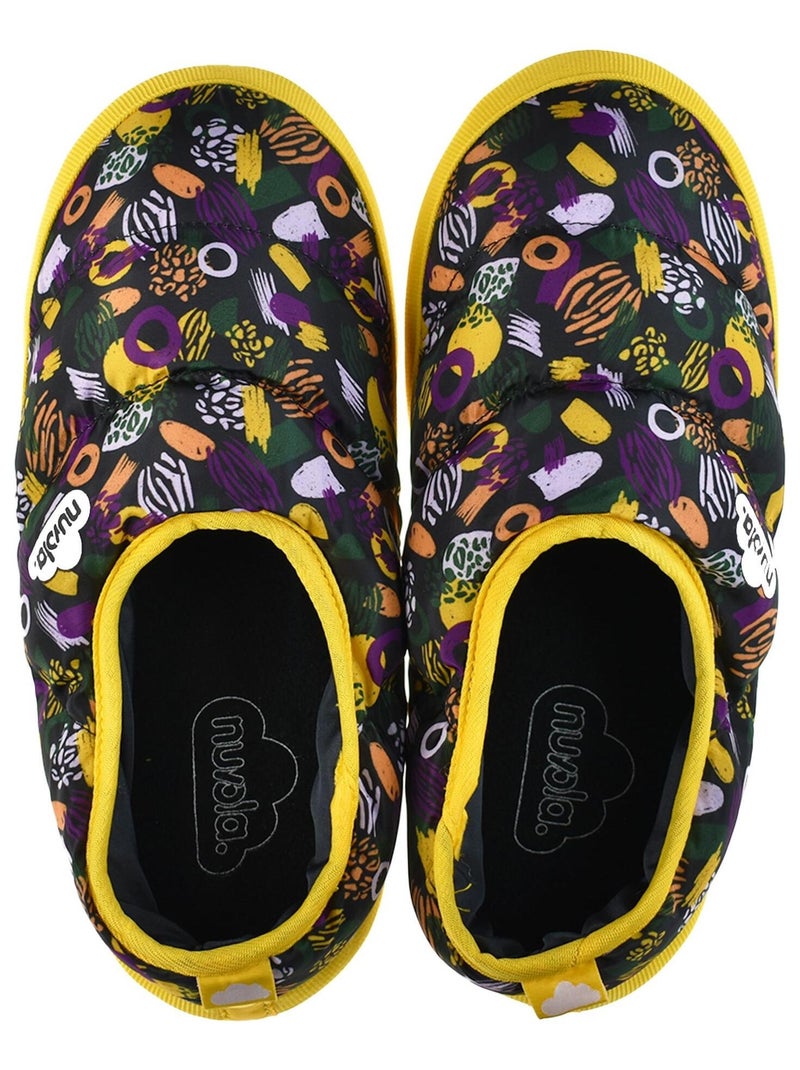 Chaussons unisexes Nuvola avec semelles en gomme. Jaune - Kiabi