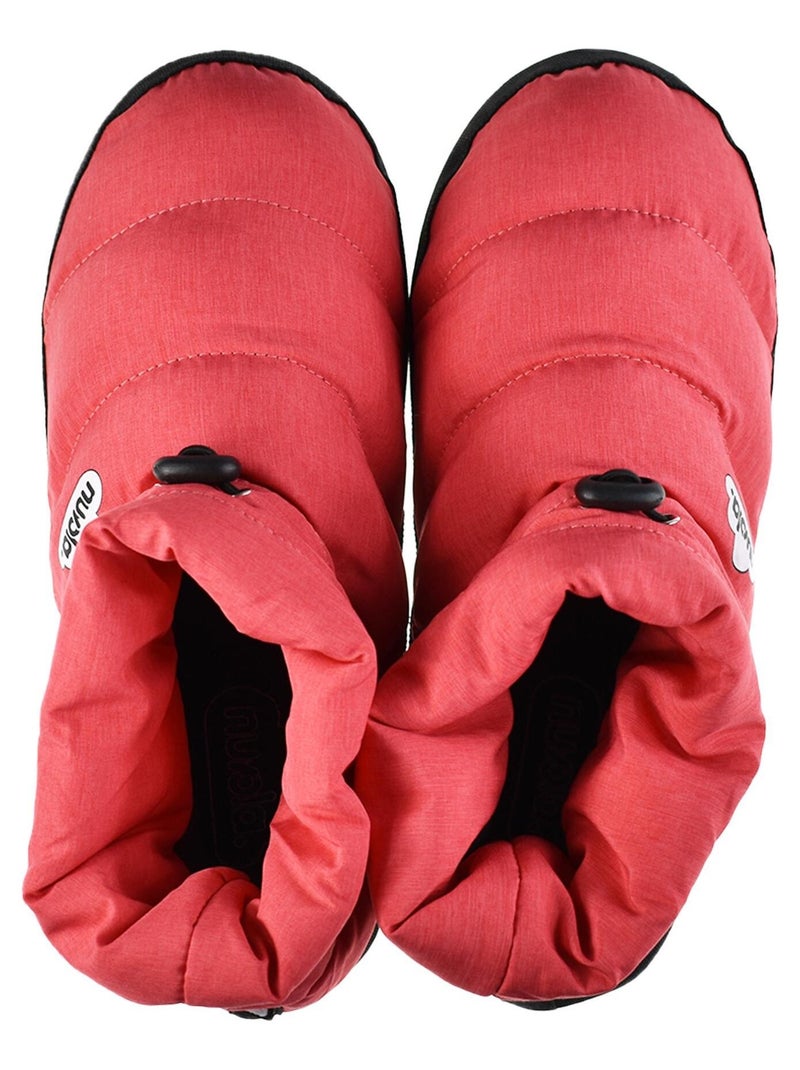 Chaussons unisexes Nuvola avec semelles en gomme Rose clair - Kiabi